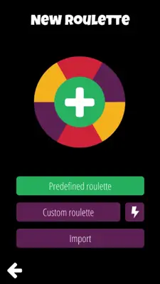 Decision Roulette android App screenshot 1